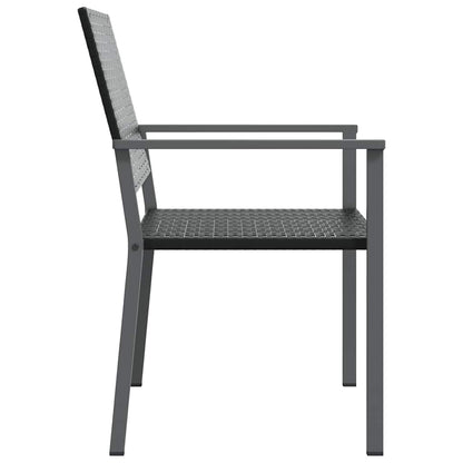 Garden Chairs 4 pcs Black 54x62,5x89 cm Poly Rattan