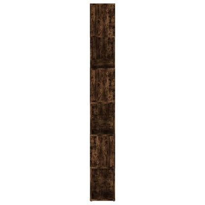 Book Cabinet/Room Divider Smoked Oak 100x24x188 cm