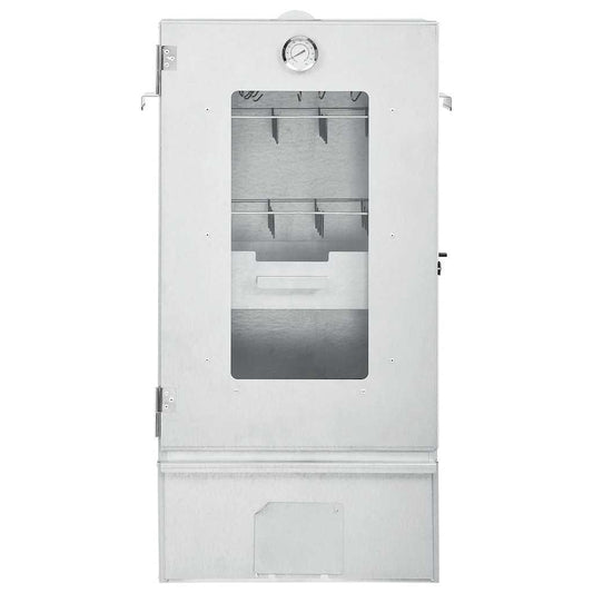 BBQ Oven Smoker with Table Galvanised Steel