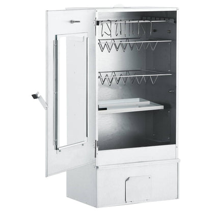BBQ Oven Smoker with Table Galvanised Steel