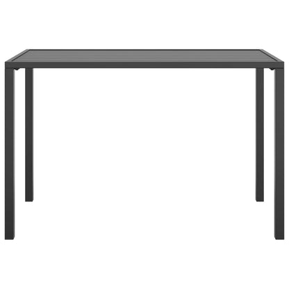 Garden Dining Table | Anthracite | Steel | 110 x 54 x 70 cm | Durable
