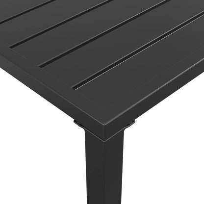 Garden Dining Table | Anthracite | Steel | 110 x 54 x 70 cm | Durable