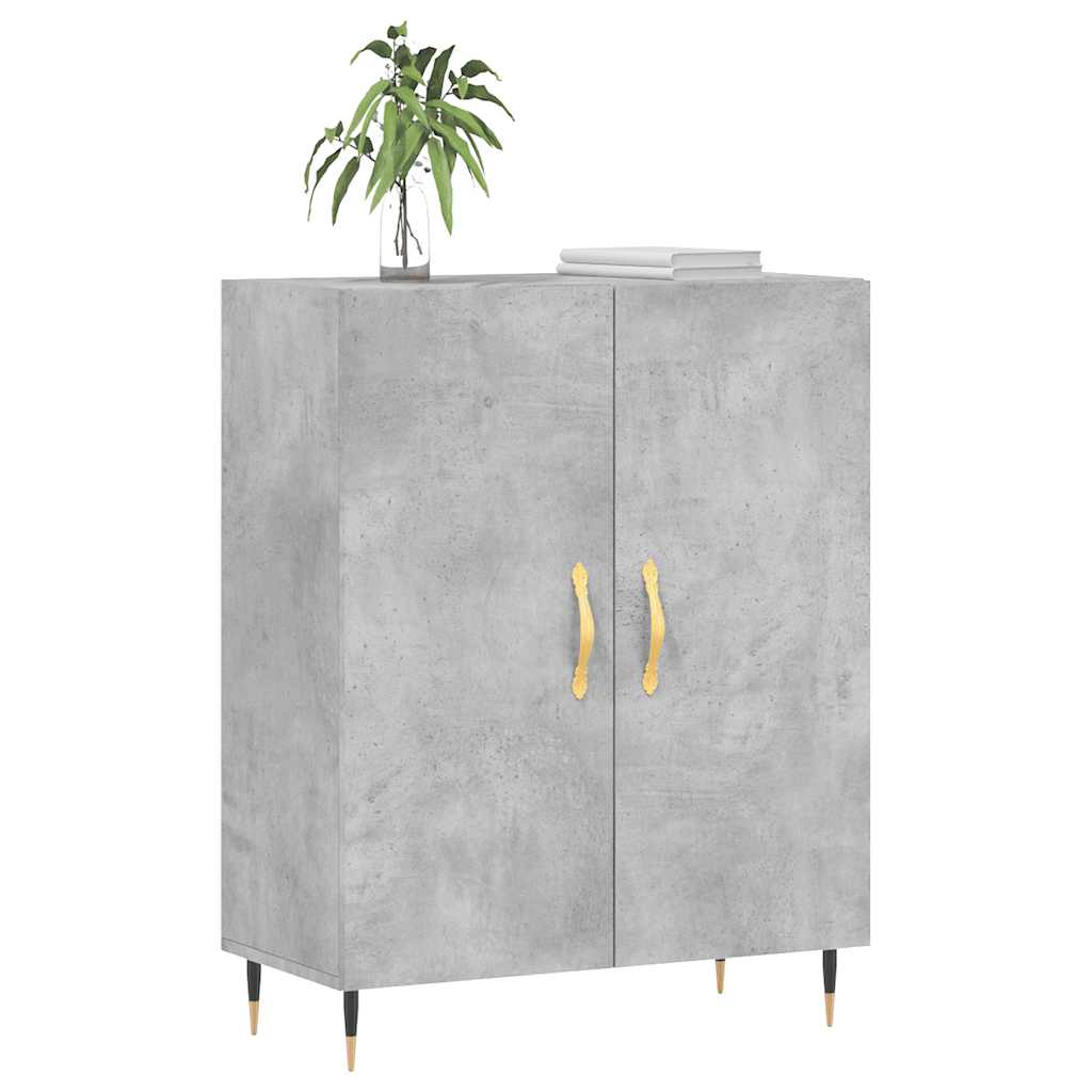 Sideboard Concrete Grey 69.5x34x90 cm Engineered Wood