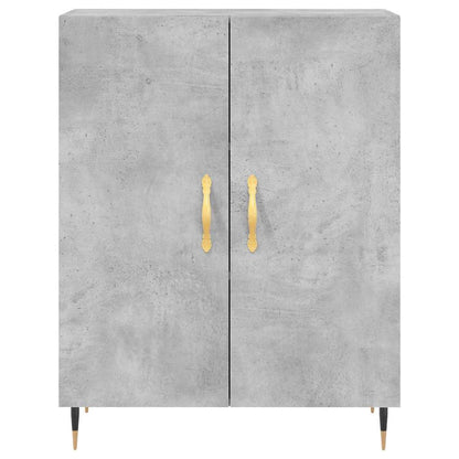 Sideboard Concrete Grey 69.5x34x90 cm Engineered Wood