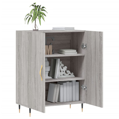 Sideboard Grey Sonoma 69.5x34x90 cm Engineered Wood