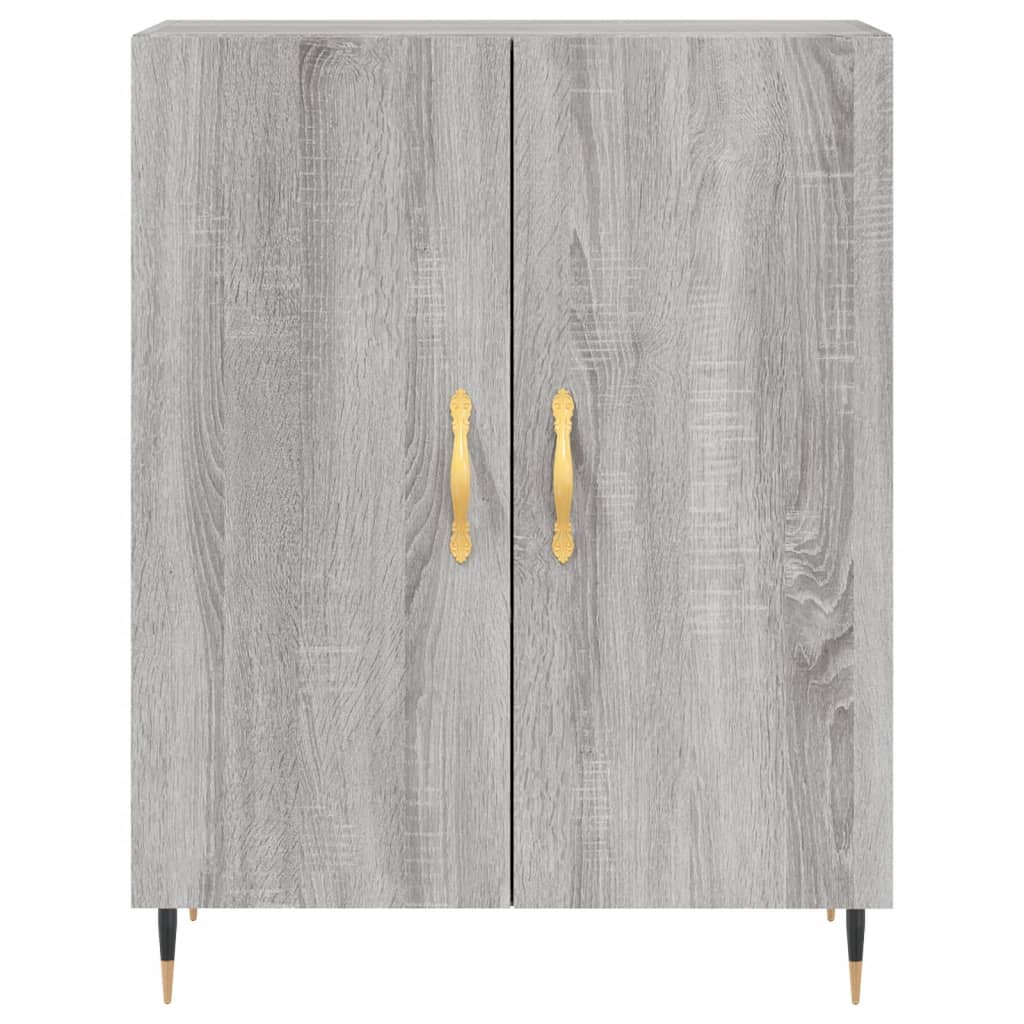 Sideboard Grey Sonoma 69.5x34x90 cm Engineered Wood