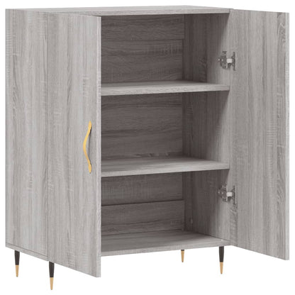 Sideboard Grey Sonoma 69.5x34x90 cm Engineered Wood