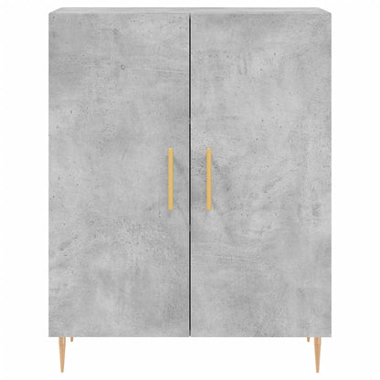 Sideboard Concrete Grey 69.5x34x90 cm Engineered Wood