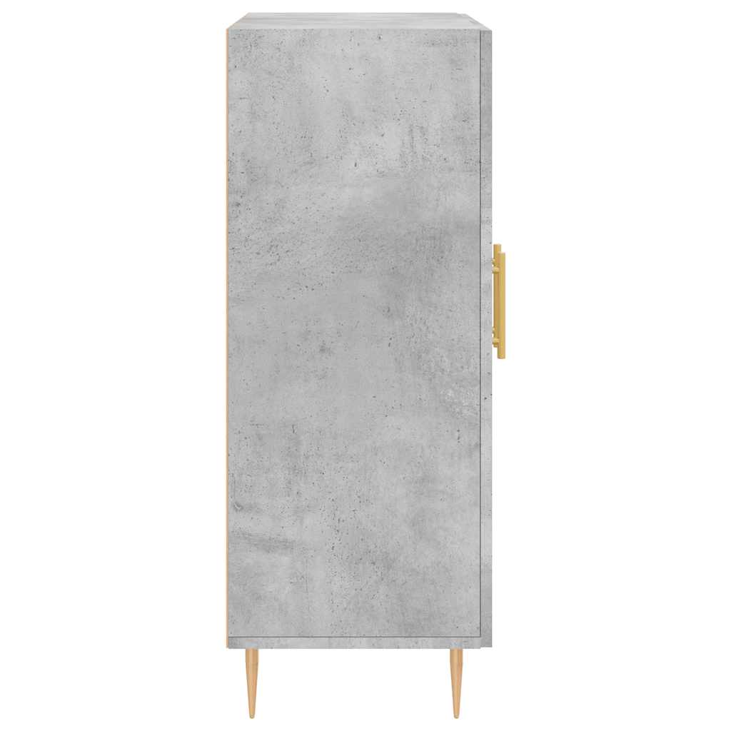 Sideboard Concrete Grey 69.5x34x90 cm Engineered Wood