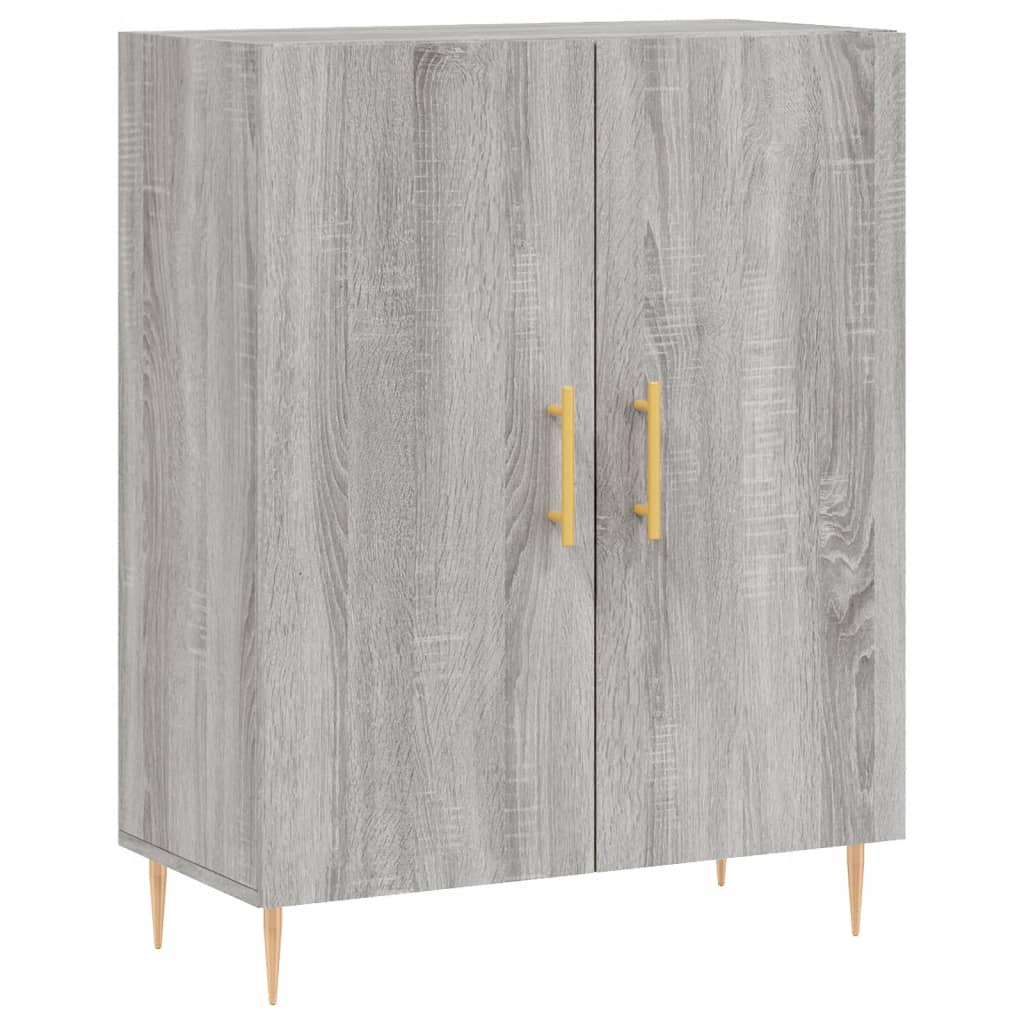 Sideboard Grey Sonoma 69,5x34x90 cm Engineered Wood