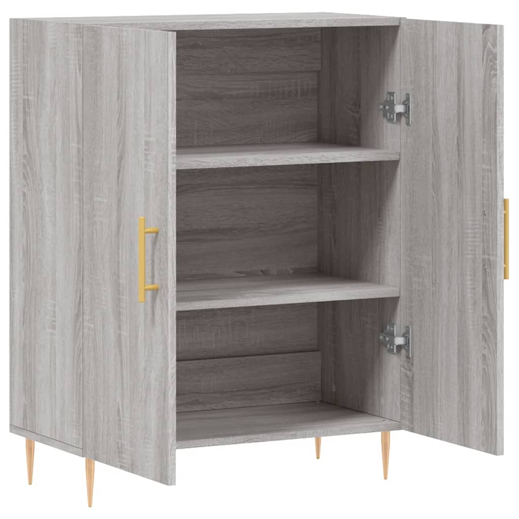 Sideboard Grey Sonoma 69,5x34x90 cm Engineered Wood