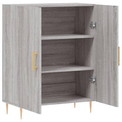 Sideboard Grey Sonoma 69,5x34x90 cm Engineered Wood