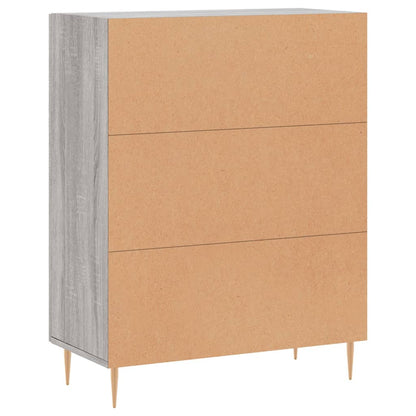 Sideboard Grey Sonoma 69,5x34x90 cm Engineered Wood