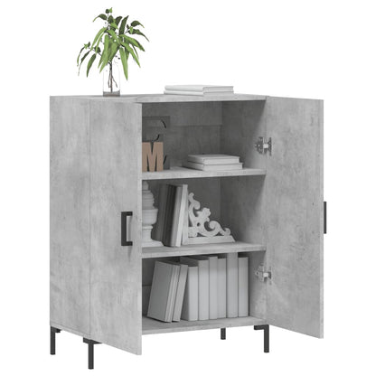Sideboard Concrete Grey 69.5x34x90 cm Engineered Wood