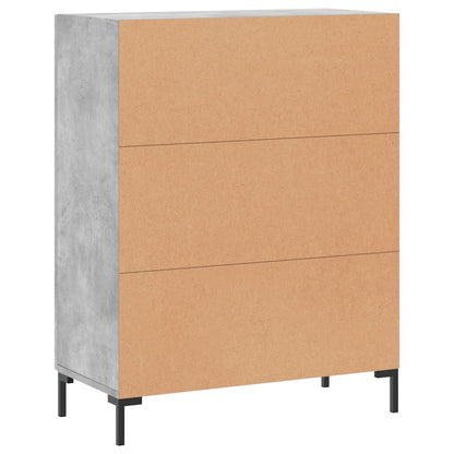 Sideboard Concrete Grey 69,5x34x90 cm Engineered Wood