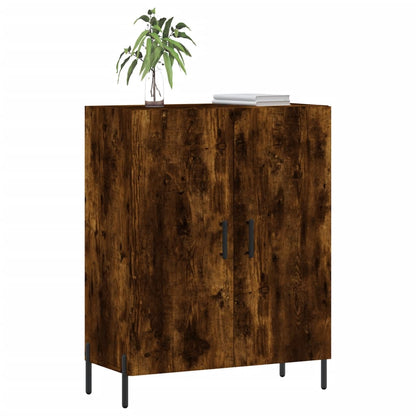 Sideboard Smoked Oak 69.5x34x90 cm Engineered Wood