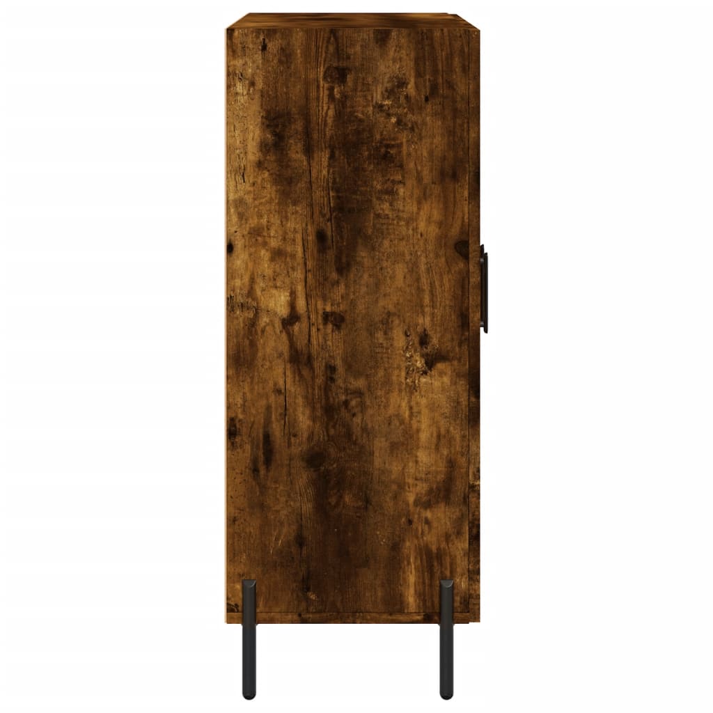 Sideboard Smoked Oak 69.5x34x90 cm Engineered Wood