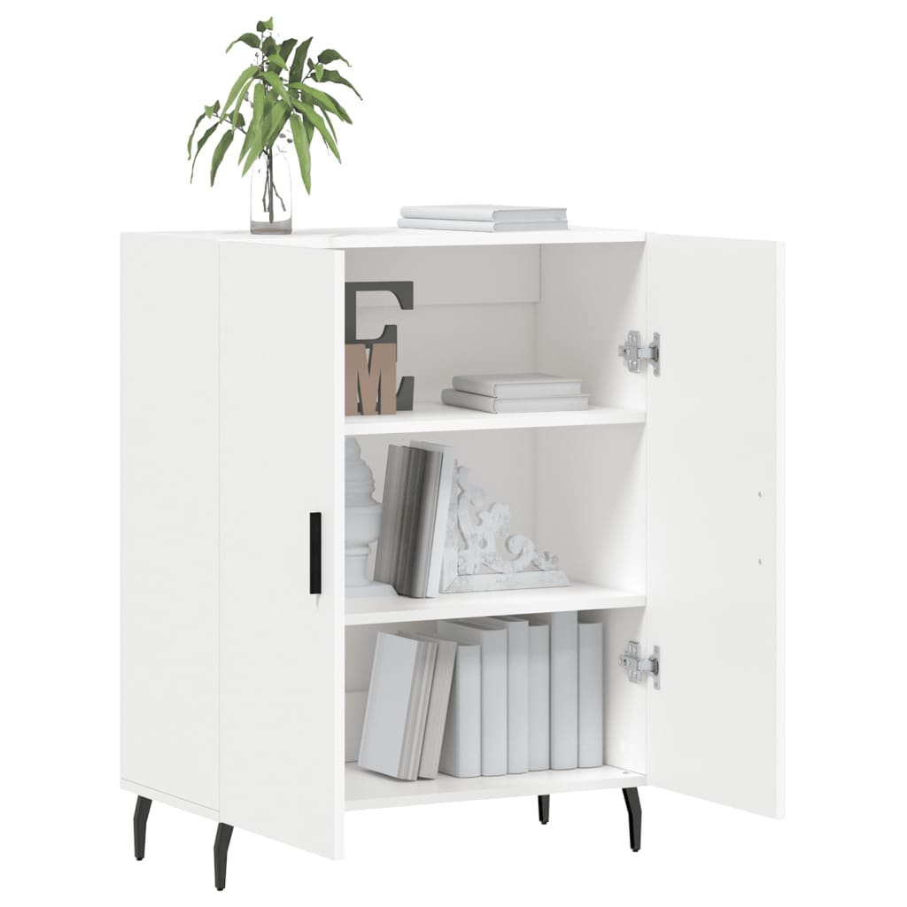Sideboard White 69.5x34x90 cm Engineered Wood