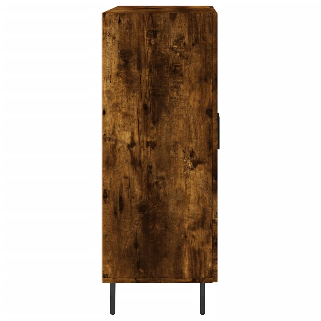 Sideboard Smoked Oak 69.5x34x90 cm Engineered Wood