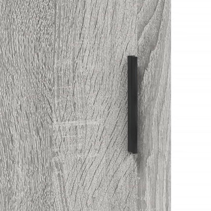 Sideboard Grey Sonoma 69,5x34x90 cm Engineered Wood