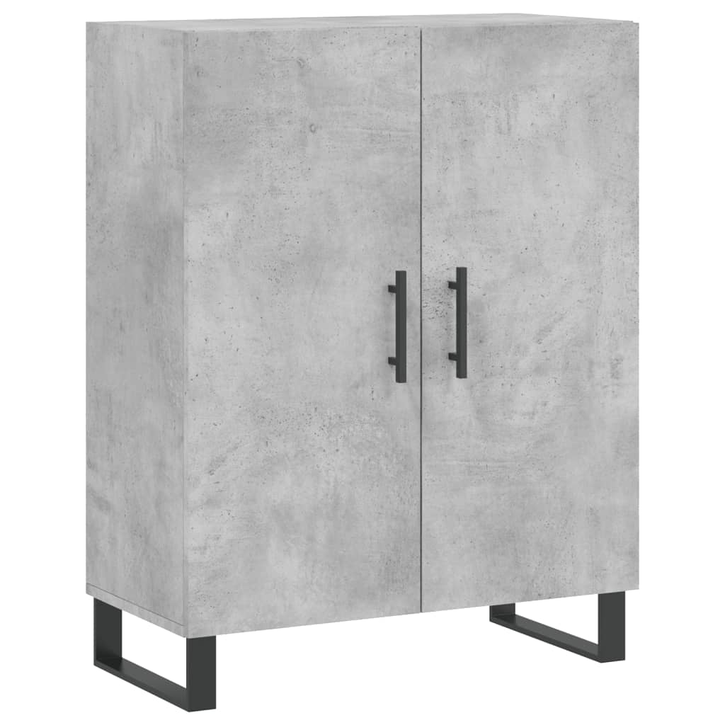 Sideboard Concrete Grey 69.5x34x90 cm Engineered Wood