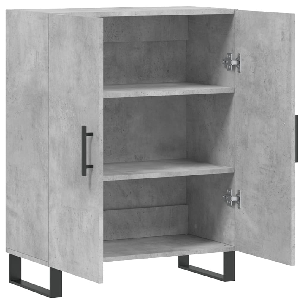 Sideboard Concrete Grey 69.5x34x90 cm Engineered Wood