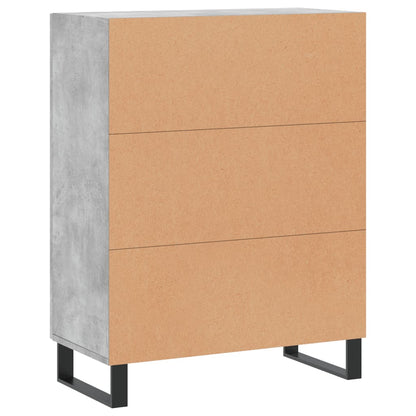 Sideboard Concrete Grey 69,5x34x90 cm Engineered Wood