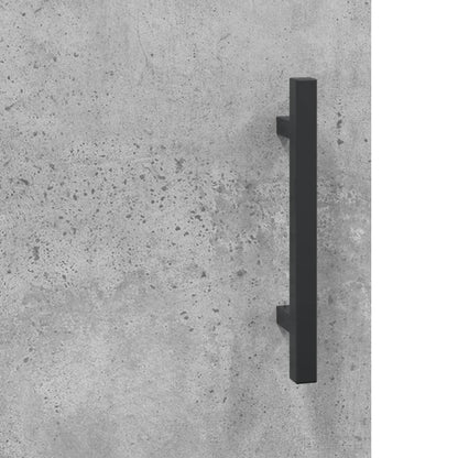 Sideboard Concrete Grey 69.5x34x90 cm Engineered Wood