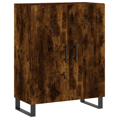 Sideboard Smoked Oak 69.5x34x90 cm Engineered Wood