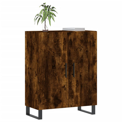 Sideboard Smoked Oak 69.5x34x90 cm Engineered Wood