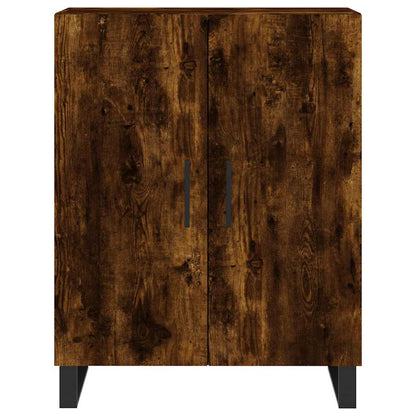 Sideboard Smoked Oak 69.5x34x90 cm Engineered Wood