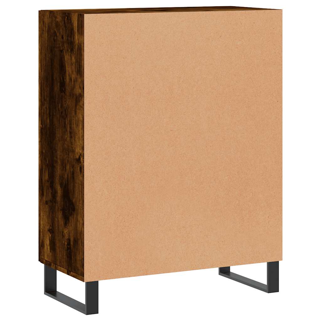 Sideboard Smoked Oak 69.5x34x90 cm Engineered Wood