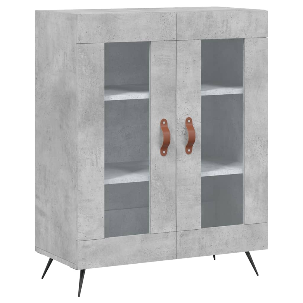 Sideboard Concrete Grey 69.5x34x90 cm Engineered Wood