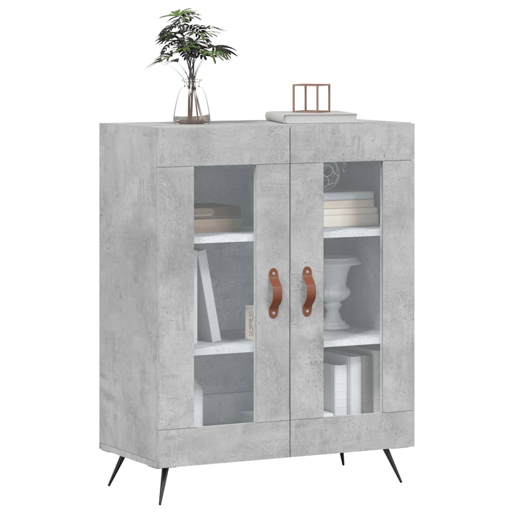 Sideboard Concrete Grey 69,5x34x90 cm Engineered Wood