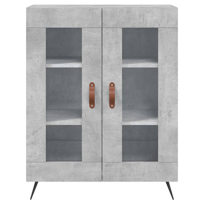 Sideboard Concrete Grey 69.5x34x90 cm Engineered Wood