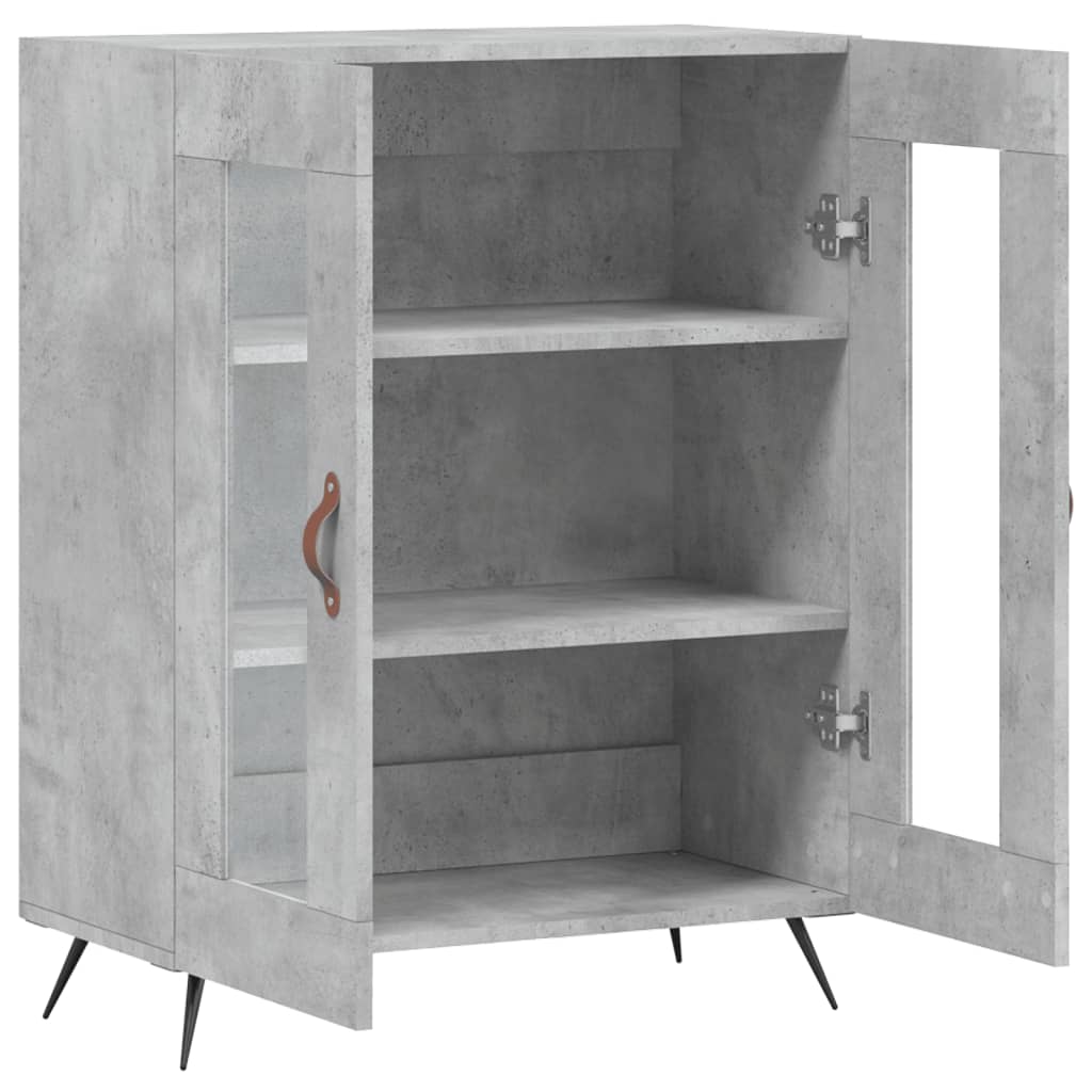 Sideboard Concrete Grey 69.5x34x90 cm Engineered Wood