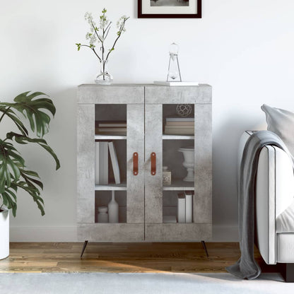 Sideboard Concrete Grey 69.5x34x90 cm Engineered Wood