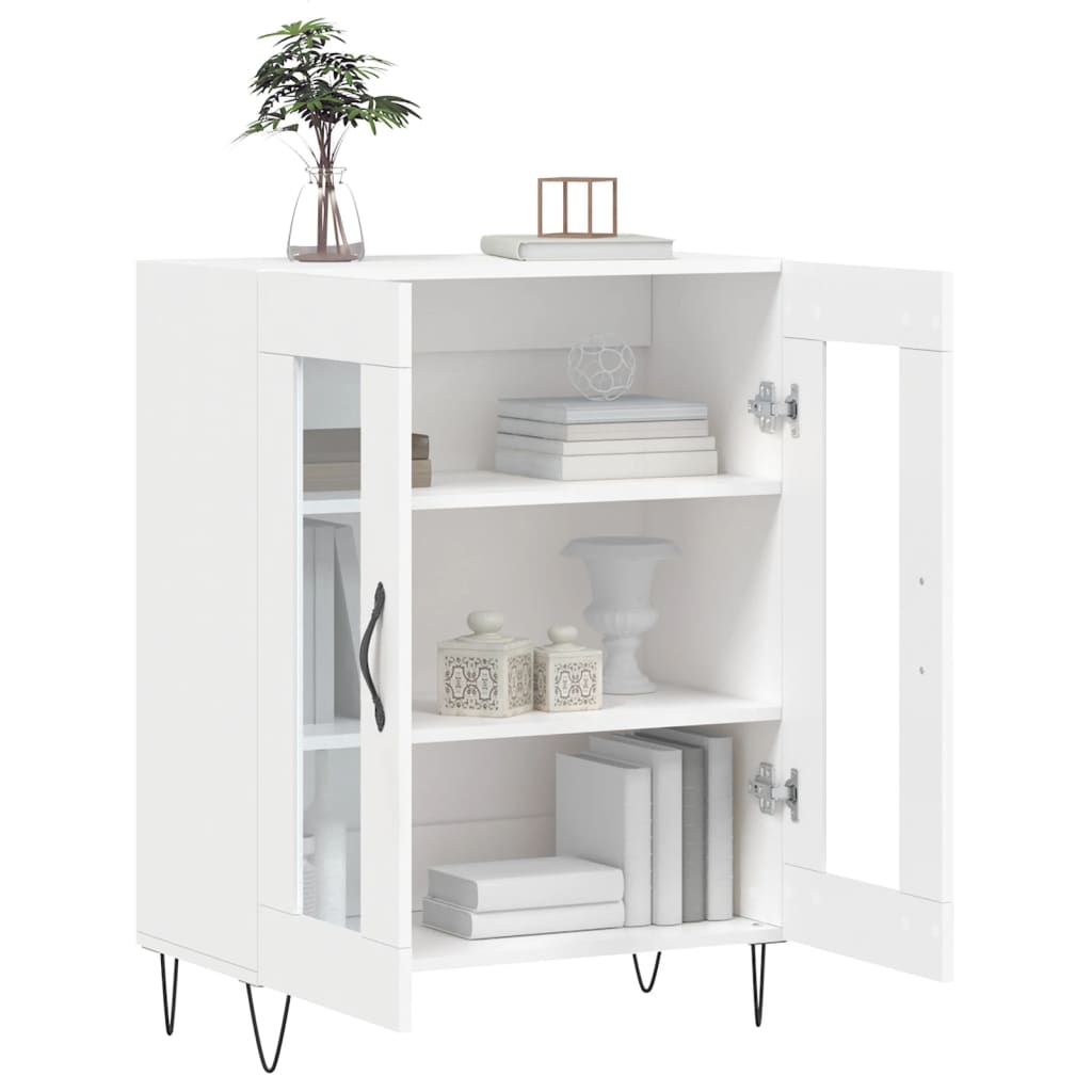 Sideboard White 69,5x34x90 cm Engineered Wood