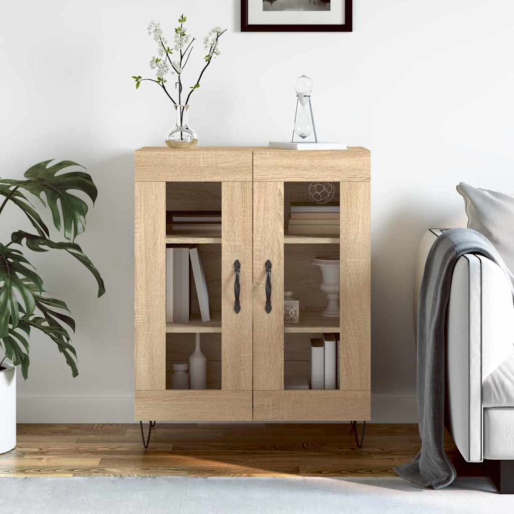Sideboard Sonoma oak 69.5 x 34 x 90 cm Engineered Wood