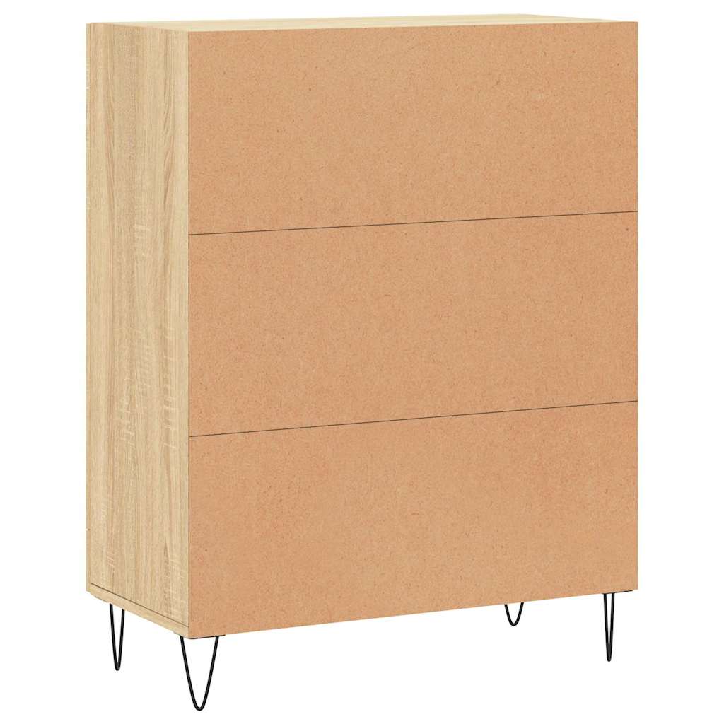 Sideboard Sonoma oak 69.5 x 34 x 90 cm Engineered Wood