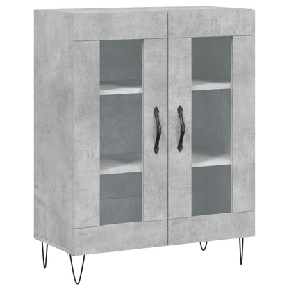Sideboard Concrete Grey 69,5x34x90 cm Engineered Wood