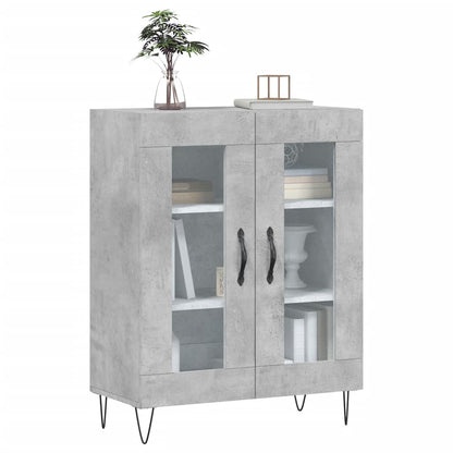 Sideboard Concrete Grey 69,5x34x90 cm Engineered Wood