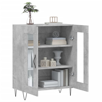 Sideboard Concrete Grey 69,5x34x90 cm Engineered Wood