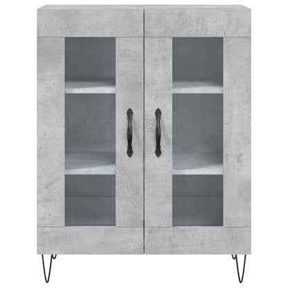 Sideboard Concrete Grey 69,5x34x90 cm Engineered Wood