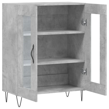 Sideboard Concrete Grey 69,5x34x90 cm Engineered Wood