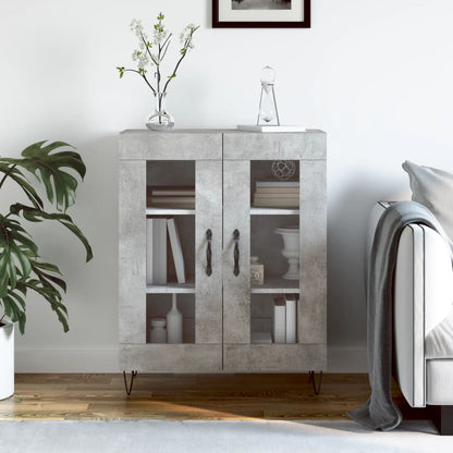 Sideboard Concrete Grey 69,5x34x90 cm Engineered Wood