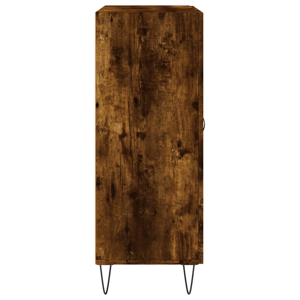 Sideboard Smoked Oak 69.5x34x90 cm Engineered Wood
