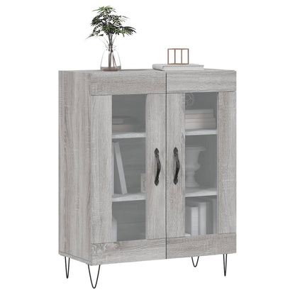 Sideboard Grey Sonoma 69.5x34x90 cm Engineered Wood