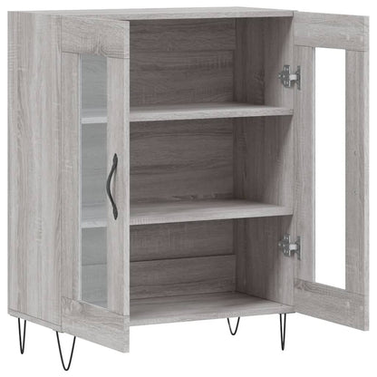 Sideboard Grey Sonoma 69.5x34x90 cm Engineered Wood