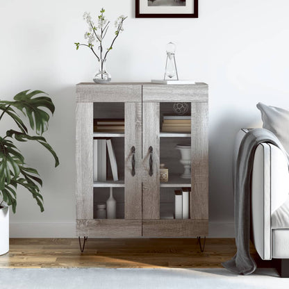 Sideboard Grey Sonoma 69,5x34x90 cm Engineered Wood